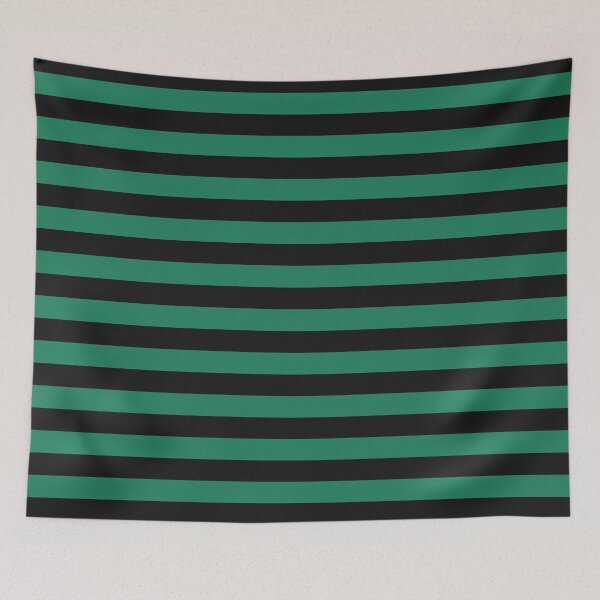 Item preview, Patrón de rayas negras y verdes designed and sold by pattern-archive.