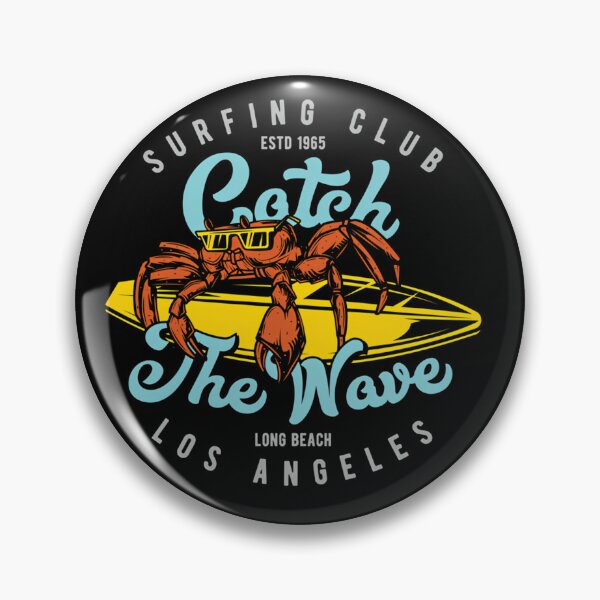 Item preview, Catch The Wave Surfing Club - Long Beach La California designed and sold by GylloneBAYONNE.