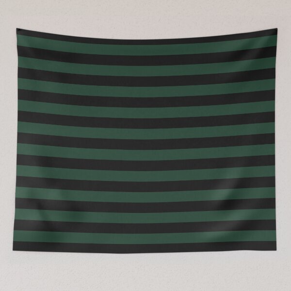 Item preview, Striped Black And Forest Green Pattern designed and sold by pattern-archive.