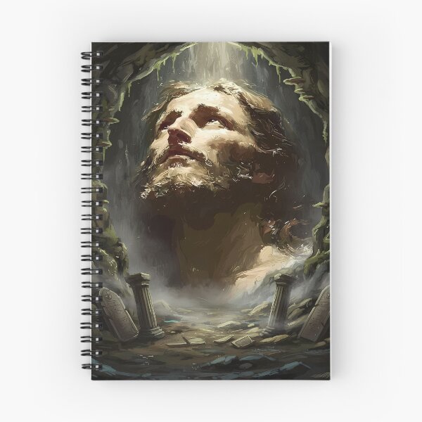 Item preview, Giant Head in Cave Painting designed and sold by florancouriei.