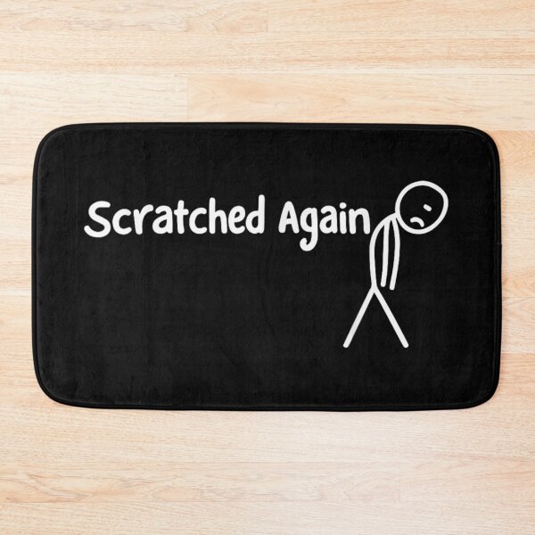 Item preview, Scratched Again Funny Cat Owner Life Humor Meme designed and sold by HenikaPonko.