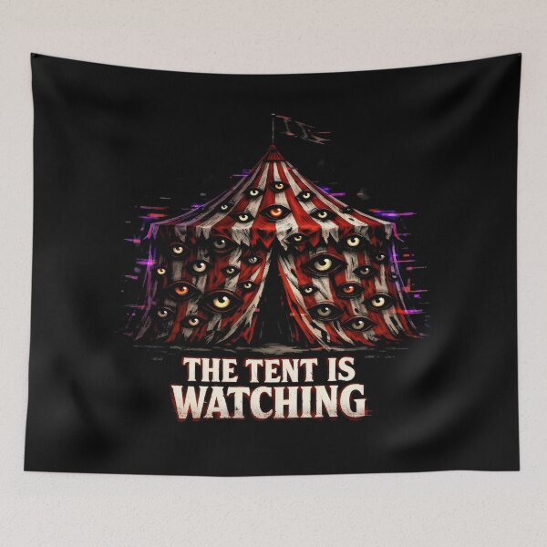 Item preview, Creepy Circus Tent Horror Surrealism designed and sold by SplashTastic.