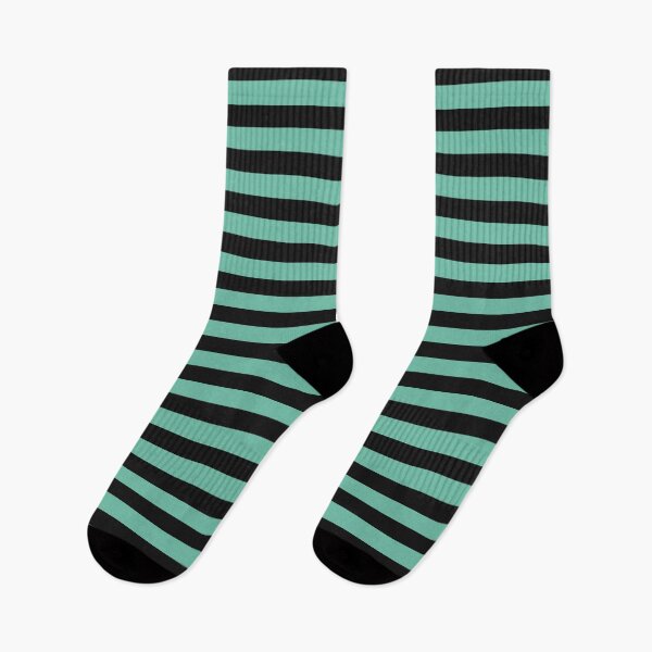 Item preview, Striped Black And Pastel Green Pattern designed and sold by pattern-archive.