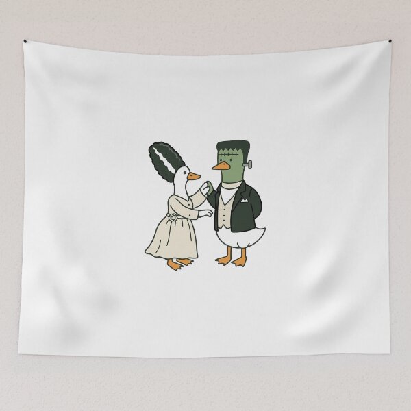 Item preview, Frankenstein and Bride Goose Halloween designed and sold by hargisnamocho.