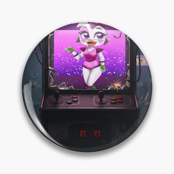 Item preview, Glamrock Chica in a Broken Arcade Machine designed and sold by florancouriei.