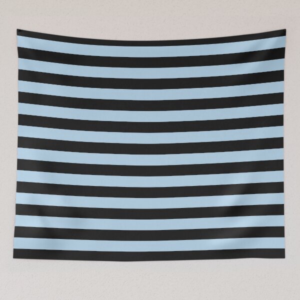 Item preview, Striped Black And Ice Blue Pattern designed and sold by pattern-archive.