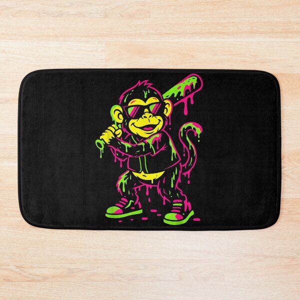 Item preview, Neon Monkey Graffiti Street Art Urban Pop Style Design designed and sold by HenikaPonko.