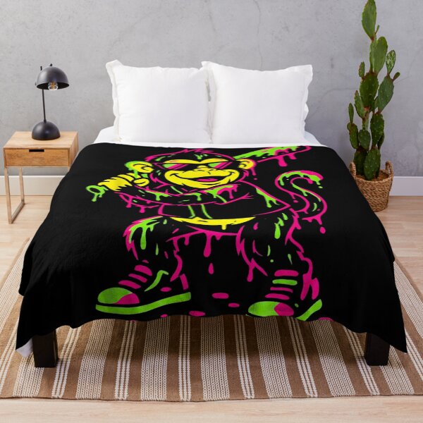 Item preview, Neon Monkey Graffiti Street Art Urban Pop Style Design designed and sold by HenikaPonko.