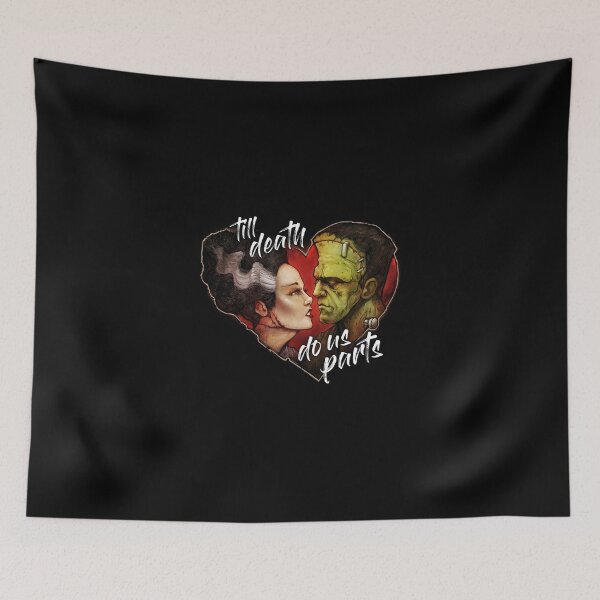 Item preview, Frank and Bride till death do us parts Frankenstien’s monster designed and sold by hargisnamocho.