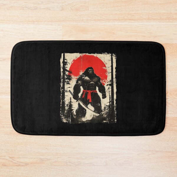Item preview, Samurai Bigfoot Japanese Style Warrior Illustration designed and sold by titanlevi.
