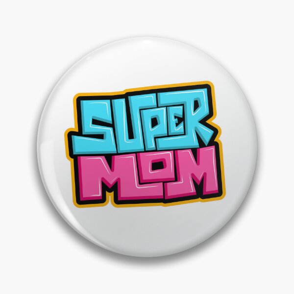 Aperçu de l'œuvre Design style graffiti Super Maman créée et vendue par GiraffeandStuff.