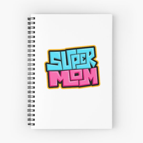 Aperçu de l'œuvre Design style graffiti Super Maman créée et vendue par GiraffeandStuff.
