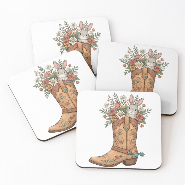 Item preview, Easter Boots Western Style - Boho Floral Cowboy Boots Design designed and sold by DownloSpace.