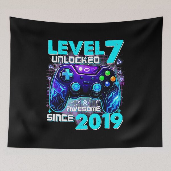 Item preview, Level 7 Unlocked Gamer Birthday Since 2019 designed and sold by FGTV2021.