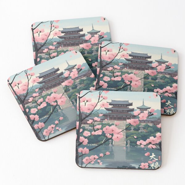 Item preview, Cherry Blossom Temple View designed and sold by feckoeansn.