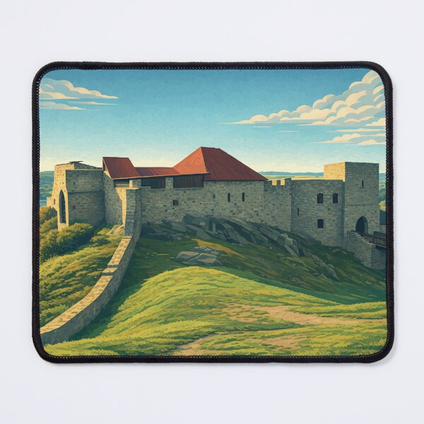 Item preview, Dobczyce Castle Overlooking the River designed and sold by darekkocurek.