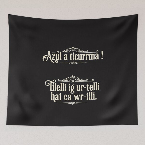 Item preview, Azul a Tieurma Funny Scottish Accent Meme Humor Design designed and sold by kiralynstration.