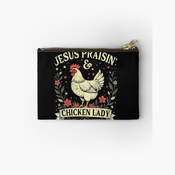 Item preview, jesus praisin Chicken Lady designed and sold by Ortigzitoun.