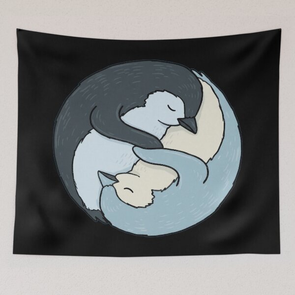 Item preview, Yin Yang Penguin. designed and sold by EunsooLee.