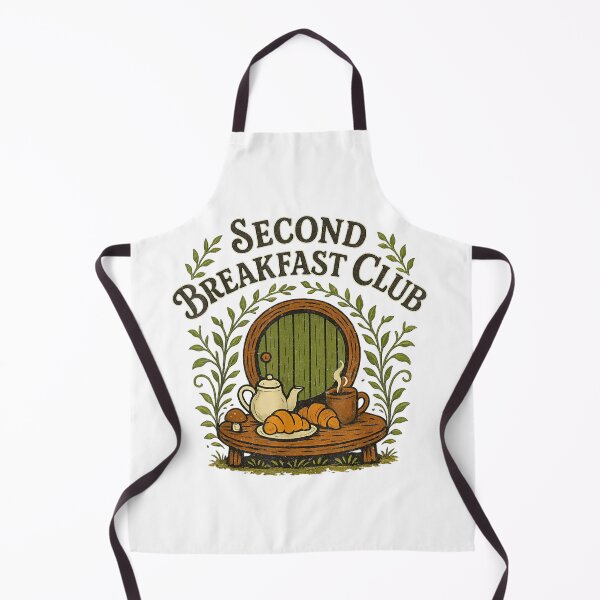 Item preview, Second Breakfast Club Funny Hobbit Food Lover Fantasy Humor Shirt designed and sold by Daisy Grimes.
