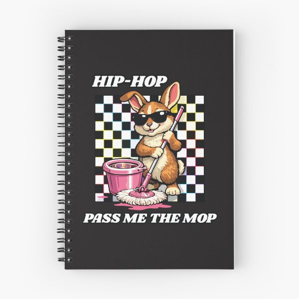 Item preview, Hip Hop Pass Me The Mop Funny Easter Cleaning Bunny Design designed and sold by kiralynstration.