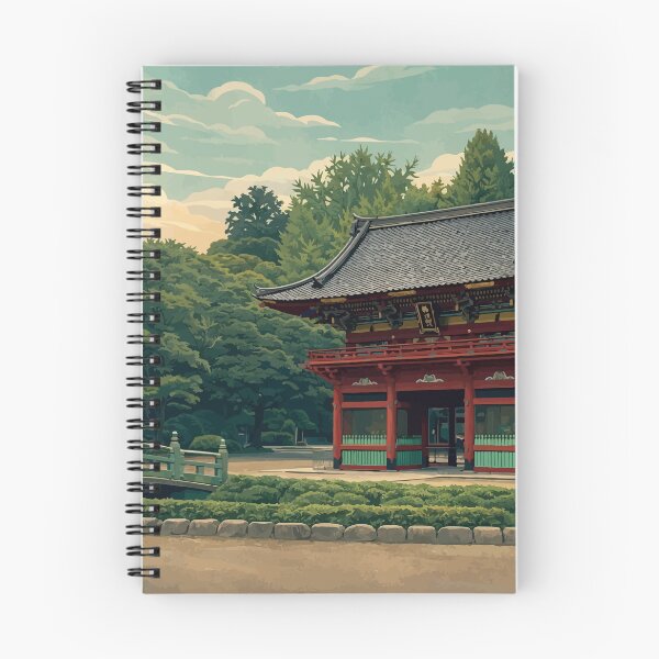 Item preview, Japanese Temple in a Peaceful Garden designed and sold by darekkocurek.