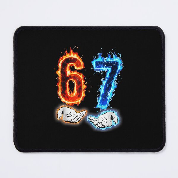 Item preview, Six Seven 67 Fire And Ice Number designed and sold by gladysenglish.