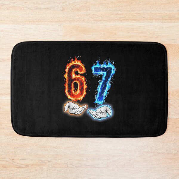Item preview, Six Seven 67 Fire And Ice Number designed and sold by gladysenglish.