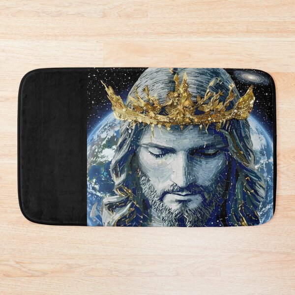 Item preview, Christus Rex Mosaic in Space designed and sold by feckoeansn.