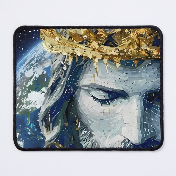 Item preview, Christus Rex Mosaic in Space designed and sold by feckoeansn.