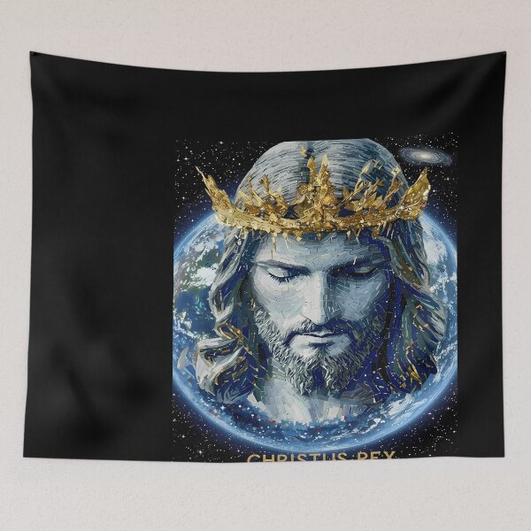 Item preview, Christus Rex Mosaic in Space designed and sold by feckoeansn.