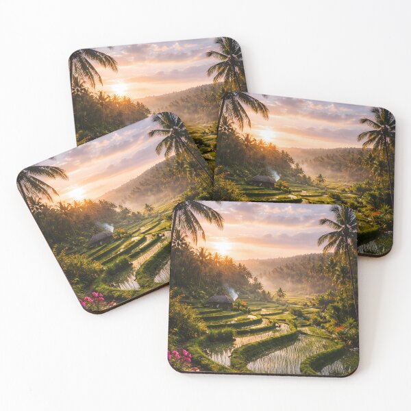 Item preview, Golden Rice Terraces at Sunrise designed and sold by Yomere.