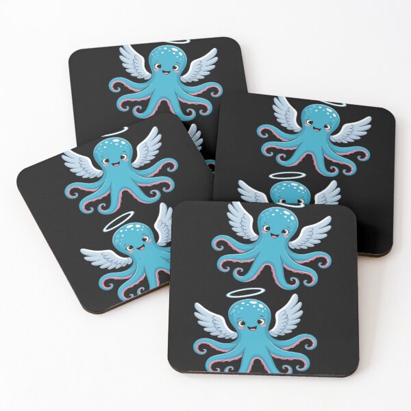 Item preview, 2 octopus angel team two wings halo flying designed and sold by PerifaBrasil.