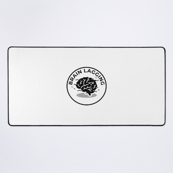 Item preview, Brain Lagging Sticker – Funny Tech Burnout Humor – Minimal Brain Status Badge designed and sold by Vegasstickers.