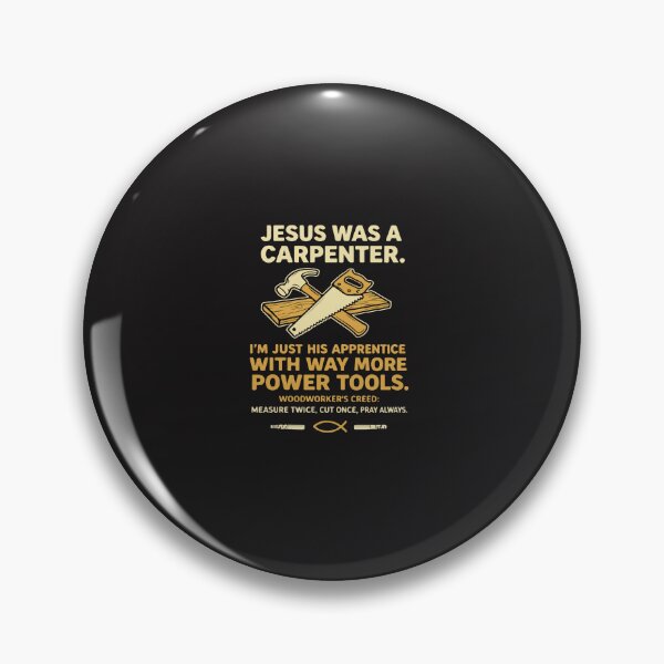 Item preview, Jesus Was A Carpenter Way More Power Tools Christian Humor Design designed and sold by kiralynstration.