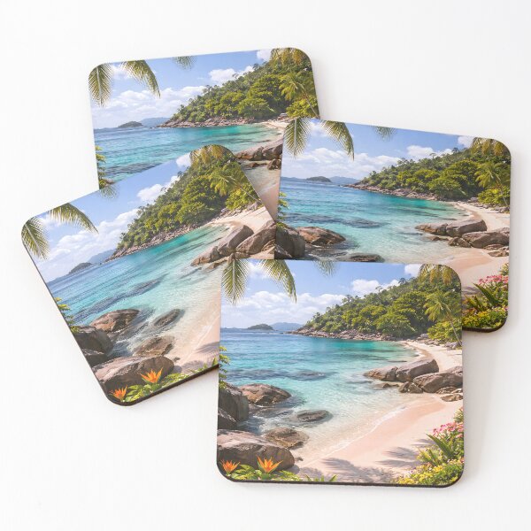 Item preview, Tropical Paradise Shoreline designed and sold by Yomere.