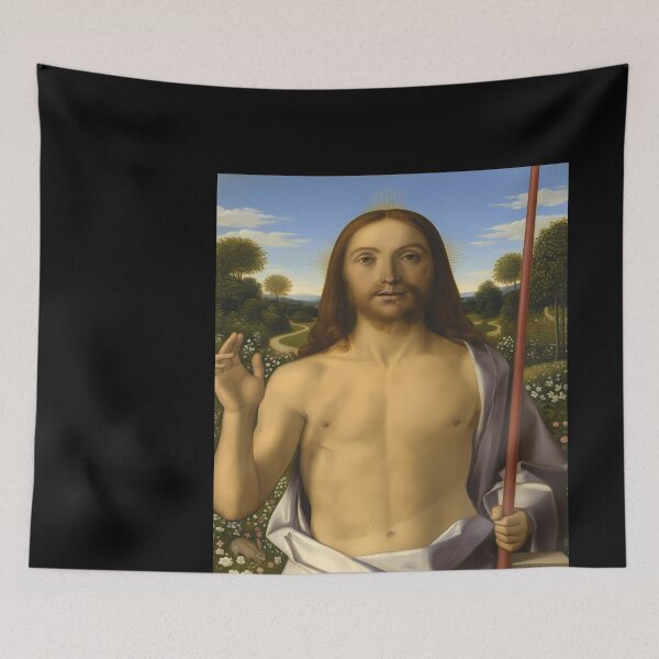 Item preview, Christus Rex Painting designed and sold by feckoeansn.