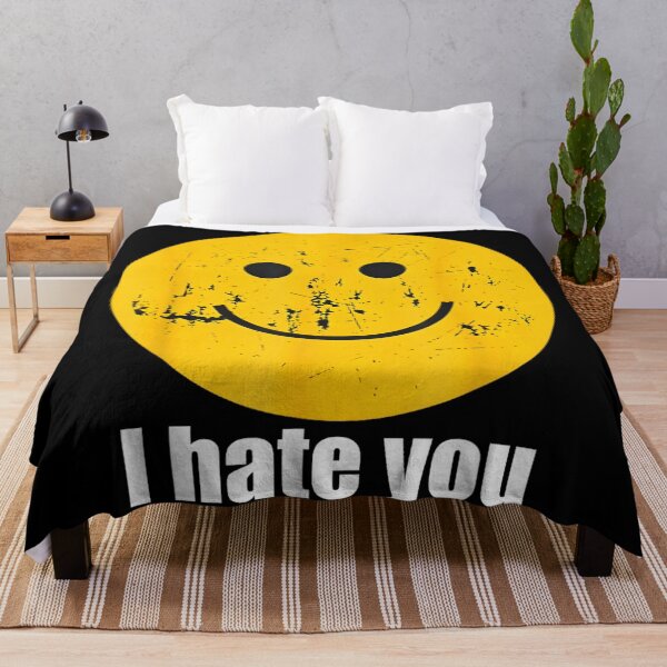 Item preview, Smiley Face I Hate You Funny Sarcastic Meme Humor designed and sold by Daisy Grimes.
