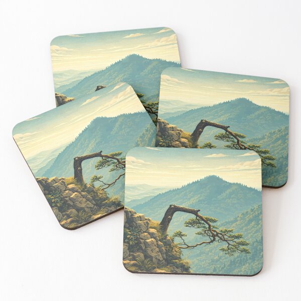 Item preview, Sokolica Pine Tree Overlooking the Pieniny Mountains designed and sold by darekkocurek.
