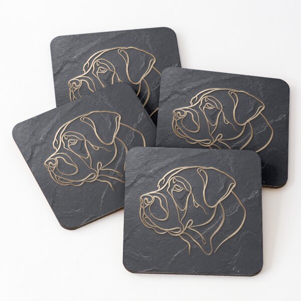 Item preview, The Falkor Edition - Minimalist Dog Silhouette in Brushed Brass designed and sold by Pet Club Sanctuary | The Signature Collection.
