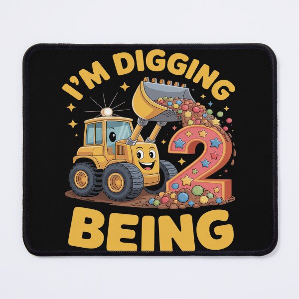 Item preview, 2nd Birthday Boy Digger Construction Gift 2 Years Old Digger designed and sold by PerifaBrasil.
