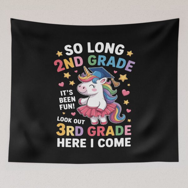 Item preview, 2nd Grade Graduation Girl 3rd Grade Here I Come Unicorn Grad designed and sold by PerifaBrasil.