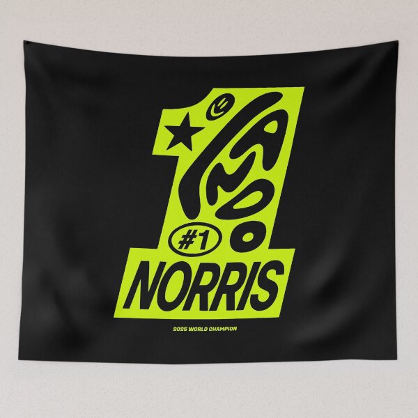 Item preview, Lando Norris McLaren Formula 1 World Champion 2025 Green Design designed and sold by Novaque.