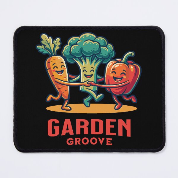 Item preview, Garden Groove Funny Veggie Dance Farmers Market designed and sold by AntiqueImages.