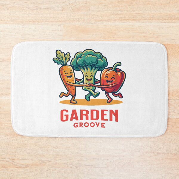 Item preview, Garden Groove Funny Veggie Dance Farmers Market designed and sold by AntiqueImages.