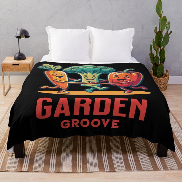 Item preview, Garden Groove Funny Veggie Dance Farmers Market designed and sold by AntiqueImages.