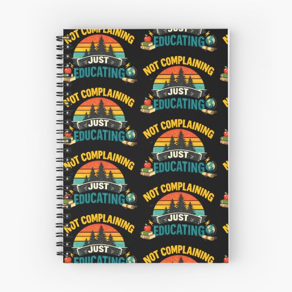 Item preview, Not Complaining Just Educating Funny Teacher Retro Nature Design designed and sold by TeeTimeTreasure.