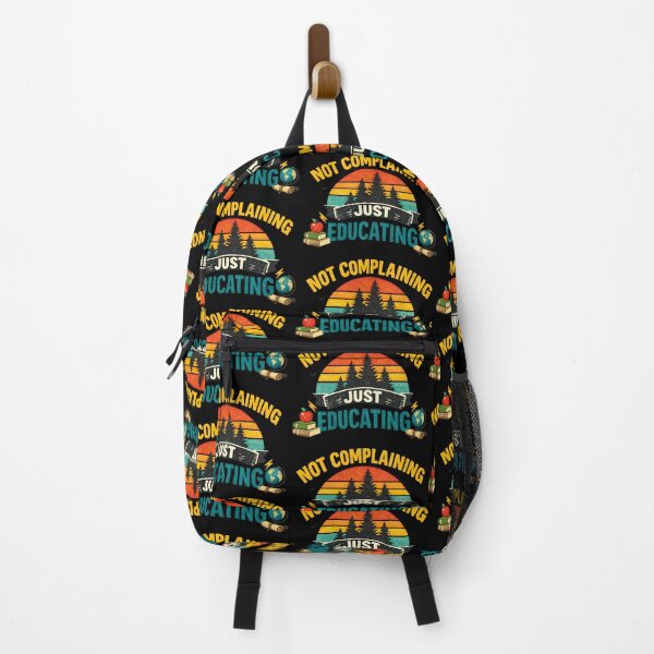 Item preview, Not Complaining Just Educating Funny Teacher Retro Nature Design designed and sold by TeeTimeTreasure.