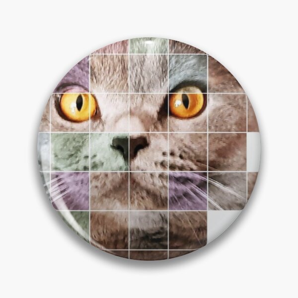 Item preview, Colorful British Shorthair cat designed and sold by AngeliqueParis.
