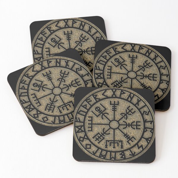 Item preview, Vegvisir Viking Compass Norse Symbol Protection Nordic Vikings designed and sold by AustinRiddle.
